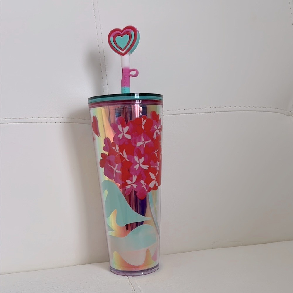 Starbucks Valentine's Day 2024 Hearts Cold Cup 24 Oz